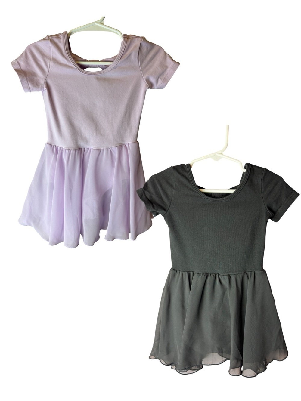 Lot of 2 Stelle Ballet Dress Leotard with Sheer Overlay - Sz 85